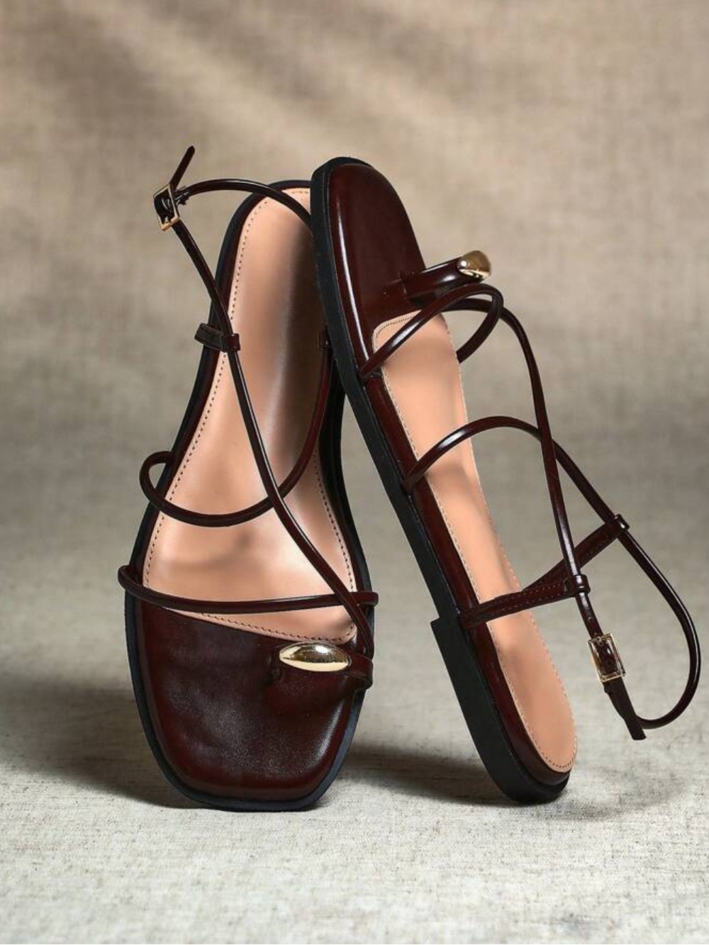 Brown sandals